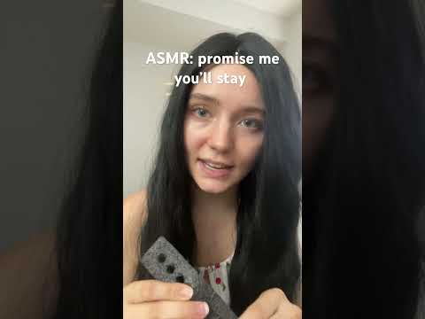 promise me you'll stay 🤍#asmr #girlfriendasmr #sleepasmr #clingyasmr #whisper