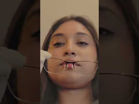 ASMR Wearing mask and gloves