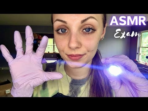 ASMR Eye and Ear Exam!👂(Binaural Cleaning)