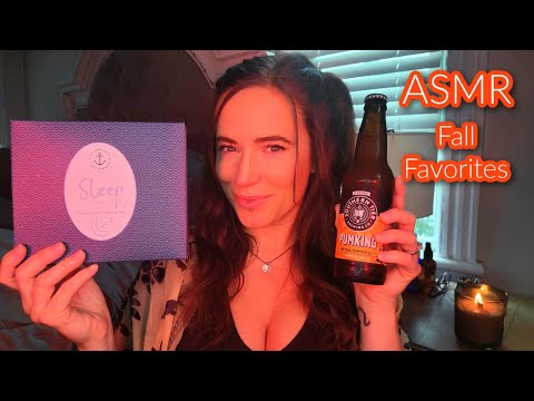 ASMR Fall Favorites - Beauty💄, Skincare , Cozy Beverages 🎃
