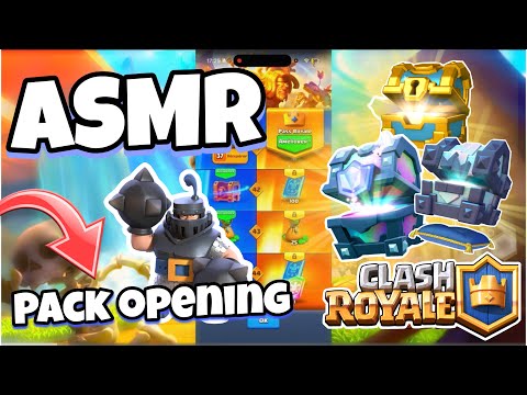 ASMR Français • PACK OPENING SUR CLASH ROYALE POUR DORMIR VITE ! 😴 (chuchotement)