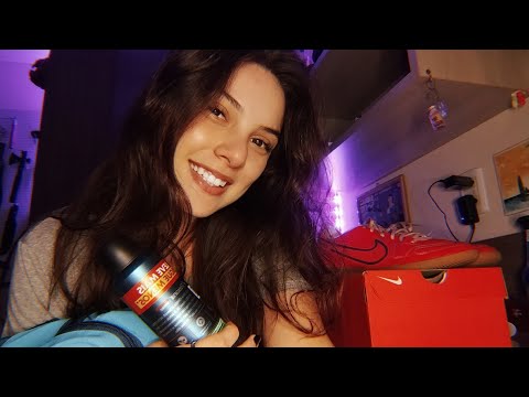 ASMR CRUSH TE ARRUMA PRO FUTEBOL ⚽ (roleplay) - Mori Yumi