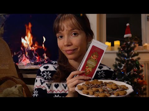 ASMR | une soirée de Noël cosy au coin du feu, juste pour nous deux 🎄