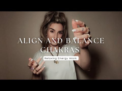 Reiki ASMR to Align and Balance Chakras I Relaxing Energy Work