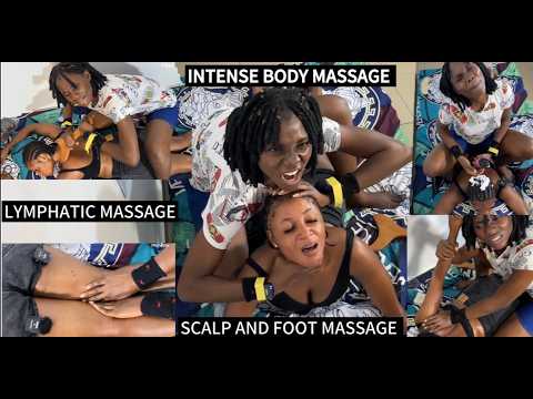 GRACE SPA ASMR Full Body Deep Massage ASMR: Back Cracking, Lymphatic Stomach, Scalp Scratching, Foot