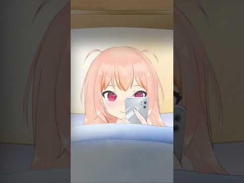 How to sleep more  #shorts  #vtuber  #anime #live2d