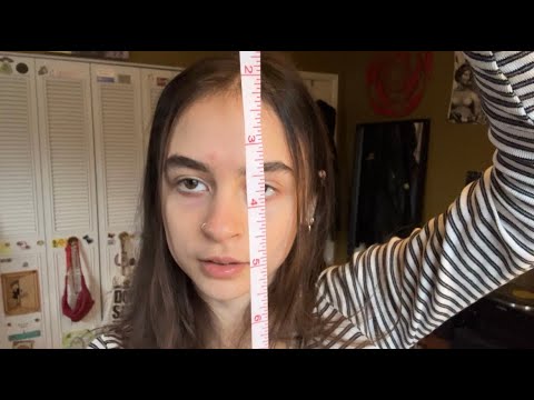 lo-fi asmr // measuring your face and sketching your portrait // whispering & soft spoken