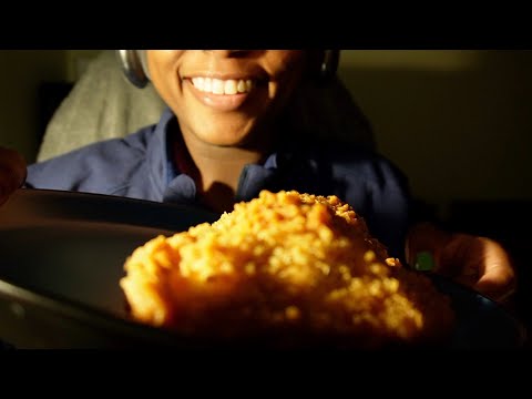 NICOLE'S ULTIMATE ASMR | EATING SOUNDS | FRIED CHICKEN AND MASHED POTATOES