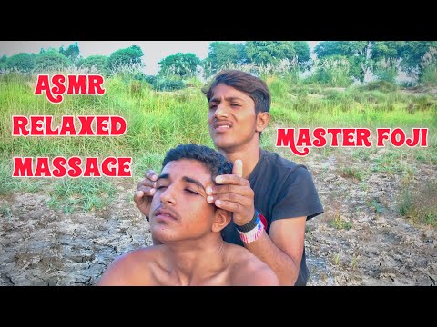 ASMR Relaxed Massage By Master Foji #asmr #relax #asmrheadmassage #massage #massagetherapy #relaxing