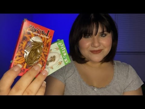 ASMR Eating Real BUGS!! (mukbang)￼