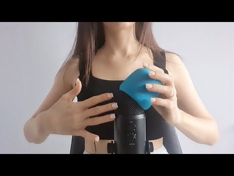 ASMR Fast & Aggressive Mic Massage,  Mic Scratching with Mic Cover