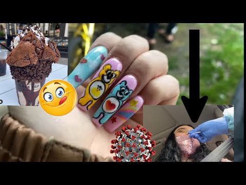 VLOG | 4 Dias conmigo | me hago la Prueva del COVID por primera vez 😣 | voy a la ciudad | + uñas 💅