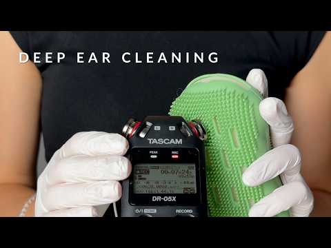 ASMR | Sleep inducing Ear Cleaning on Tascam - NO TALKING