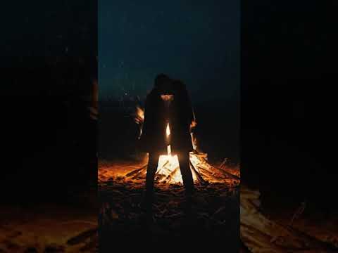 Beach Bonfire #shorts ◈ 1min Relaxing ASMR Ambience