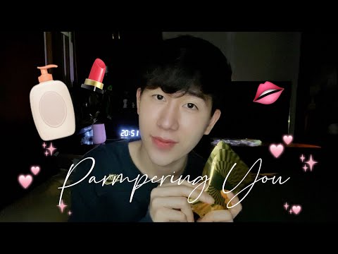 ASMR Thai 🇹🇭 ดูแลแฟนก่อนเข้านอน | ASMR Boyfriend Pampers You to Sleep (Bilingual, ไทย)