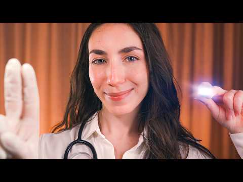 ASMR Full Medical and Cranial Nerve Exam 👁️ Realistic Eye, Ear, Face Exam