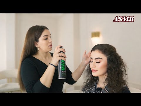 Bridal Makeup in a Traditional White Dress. I married Sheikh? 🤫 [ASMR]