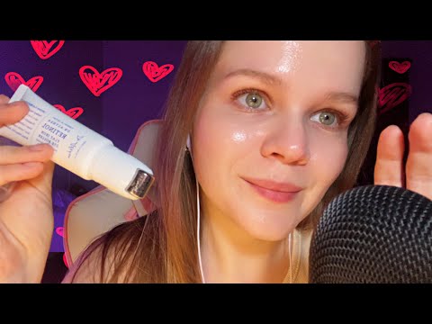 Asmr { Skin Care } Semi Inaudible UpClose Show and tell 