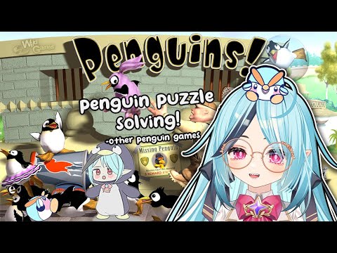 retro puzzling with penguins 🐧