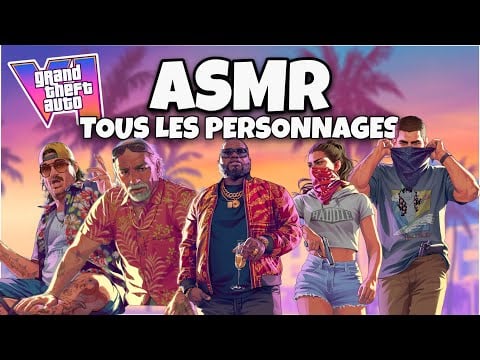 ASMR Français • JE TE PRESENTE EN CHUCHOTANT LES PERSONNAGES DE GTA 6 !😴