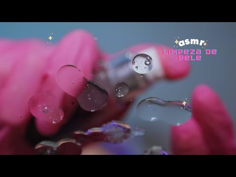 ASMR | Limpeza de pele em 1ª pessoa ✨🌸 voz suave, visual triggers e muuuito relaxamento!