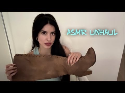 asmr unhaul clothes & shoes with me✌🏼💕🌼Coastal Cowgirl edition🌴🤠