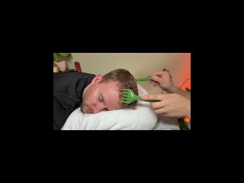 ASMR for sleep and relaxation #asmr #relax #asmrforsleep #massage #asmrhairbrushing #notalkingasmr