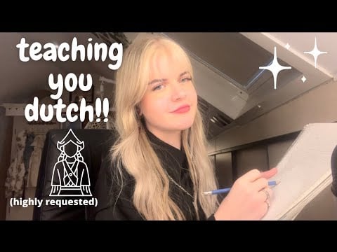 asmr | teaching you dutch words!! *kingsday special*