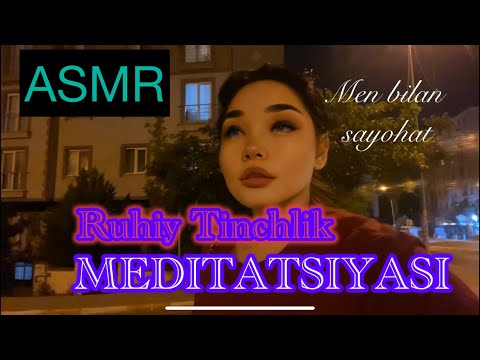 ASMR. STEREO shivirlash. Tinchlanish va uhlash uchun eshiting. Chiroyli manzaralar. MUSIQA