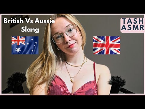 ASMR British Vs Aussie Slang!