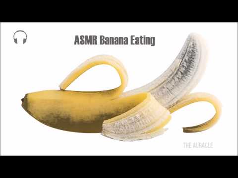 Binaural Close up [ASMR] ★ Banana Eating ★ Intense [Mouth sounds]