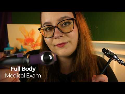 Full Body Medical Assessment (Ear Exam, Eye Testing, Stethoscope Exam) 🩺 ASMR Medical Roleplay
