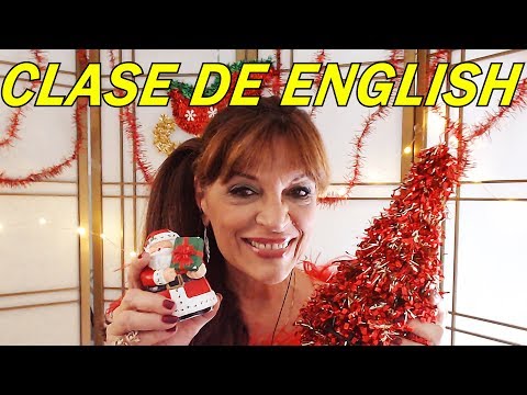 ASMR CLASES DE ENGLISH SOBRE LA NAVIDAD🌲CLASSES OF ENGLISH ABOUT CHRISTMAS🎁