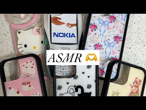 ASMR 💕 iPhone 15 Case Collection (tapping & lofi) 🍓