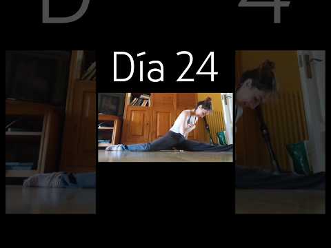 Día 24! creéis que llego a hacer el espagat antes del día 30? #entrenamiento #workout #yoga