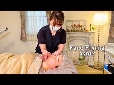 ASMR I got a face fixing treatment... (I didn't expect this result)