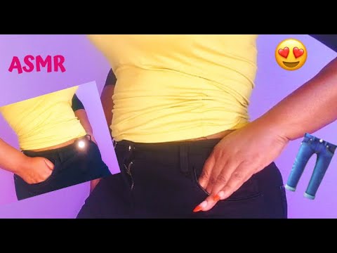 ASMR Jean Scratching👖Pocket Sounds &Trigger👖Zipper Sounds