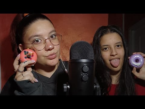 MY SISTER tries ASMR for the FIRST TIME (SISTER TAG) 😴💜 | ASMR ITA
