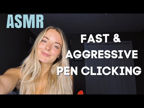 FAST & AGGRESSIVE PEN CLICKING ASMR