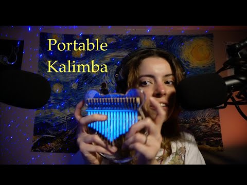 ASMR Practice the Kalimba with Me! | Soft Whispering, Tapping, Vibration Sounds.