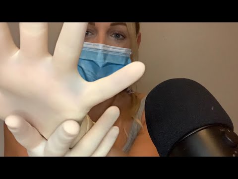 ASMR SURGICAL LATEX GLOVES and SURGICAL MASK | ASMR GLOVE SOUNDS | ASMR REQUEST | ASMR SLEEP