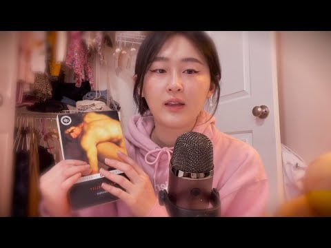 ASMR 💘 inaudible whisper reading to you on loop