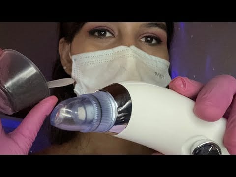 ASMR CASEIRO LIMPEZA DE PELE 🧴