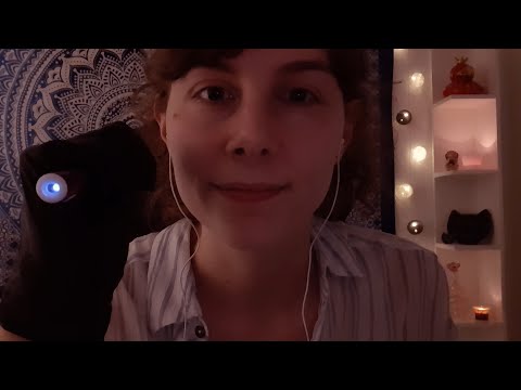 ASMR - hearing test for sleep👂- up close whispers, ear touching - [role play]