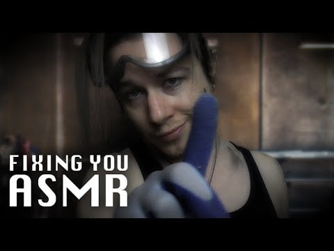 Fixing You ASMR (Chop Shop Mech Repair – Close Up Personal Attention, Drill Sounds, Metal Sounds)