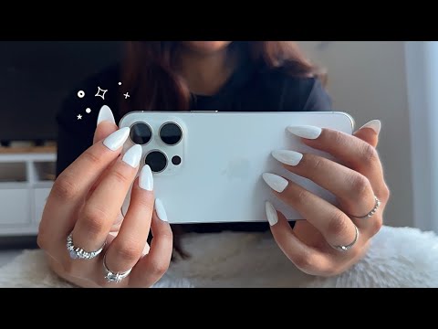 [ASMR] Gentle Tapping & Scratching On iPhone & Camera Lens - Relaxing 