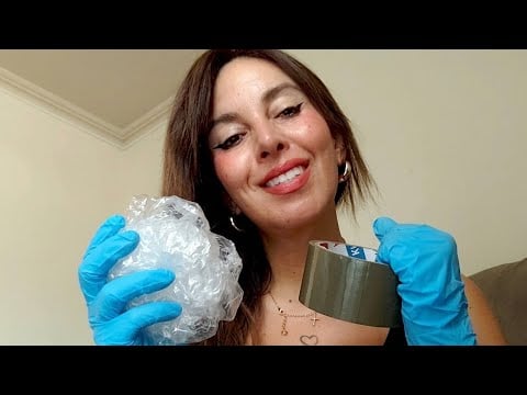 ASMR kidnapping roleplay: Ductape - plastic sounds - nitrile gloves 🧤 breathing control exercises 👃