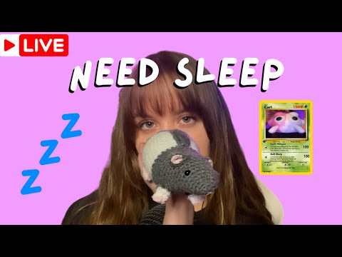 🔴LIVE ASMR - 300k !! Wanna Relax? 😴 Fast Random Triggers + Pokémon Packs 🙂