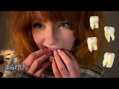 asmr teeth sounds 🦷 (hear me out...) scratching and tapping