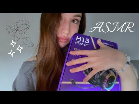 ⚚ АСМР | обзор наушников FIFINE H13 | шепот, таппинг